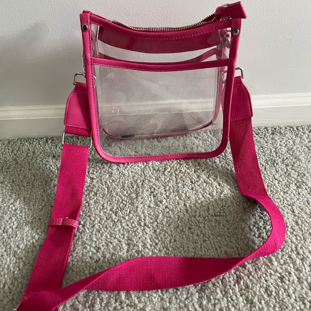 Clear Pink Purse
